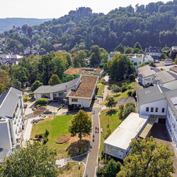 Der blistaCampus au der Luft aus Richtung Nordwest.